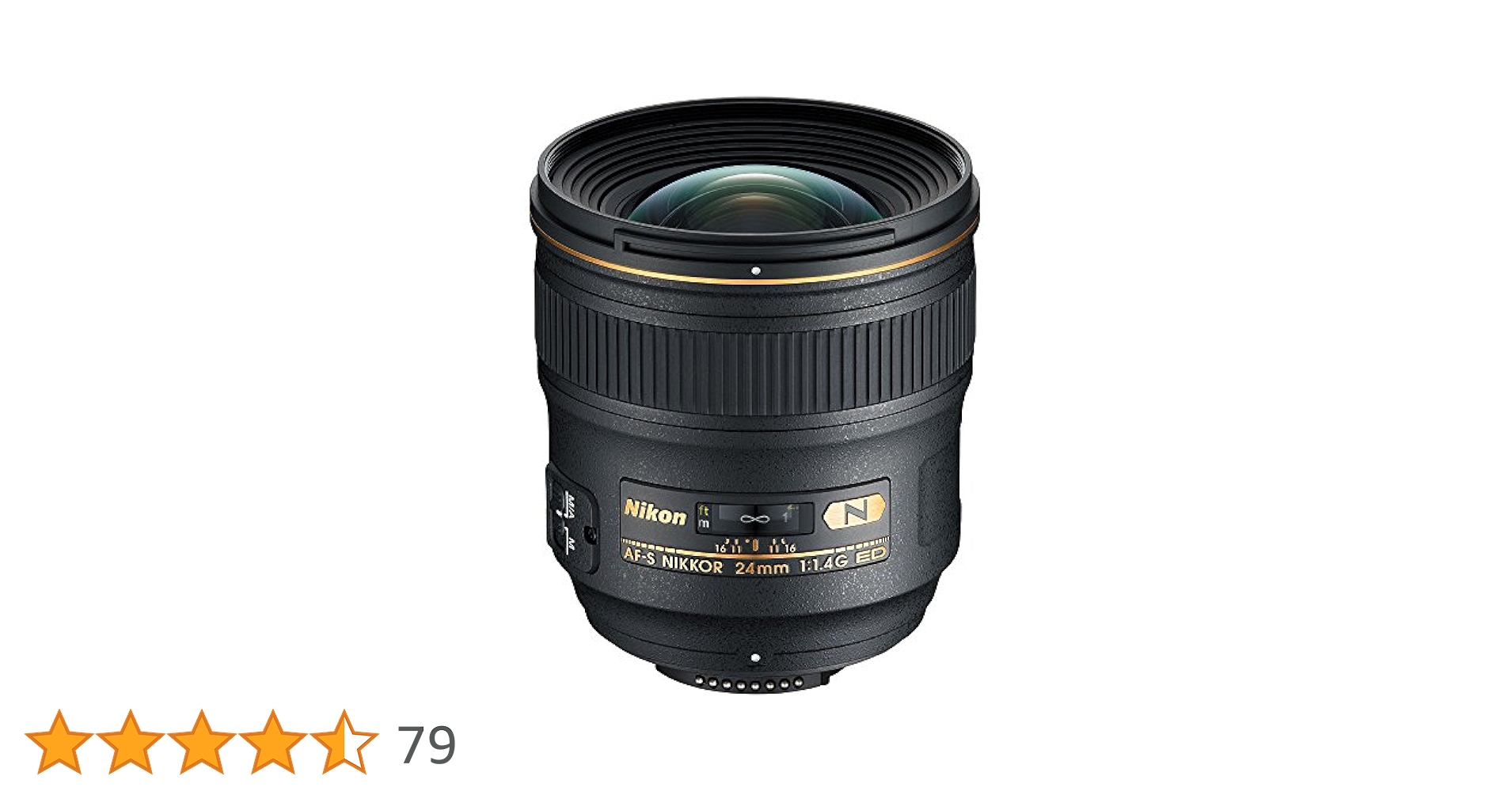 Nikon AF-S NIKKOR 24mm f/1.4G ED RF SWM Prime Wide Angle